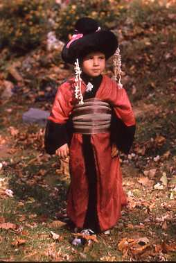 Betty Safran as a Japanese princess, Halloween 1963