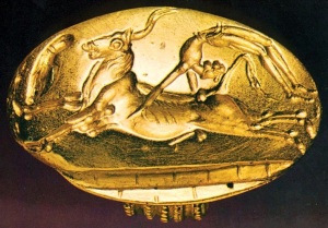minoan-gold-seal-depicting-bull-leaping