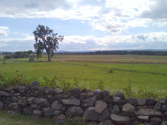Gettysburg field of Picketts charge