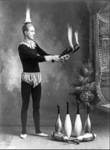 Juggling with fire